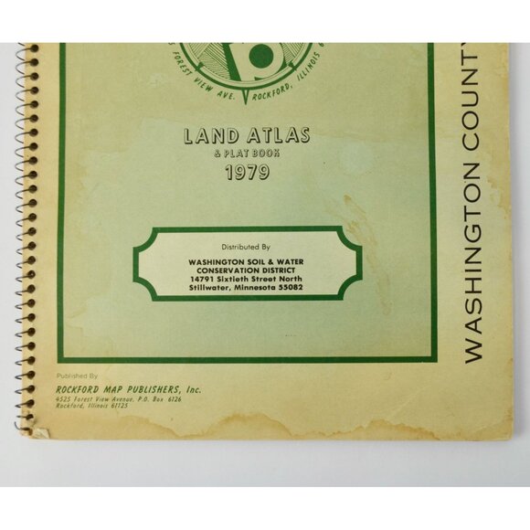 Vintage 1979 Washington County, MN Land Atlas & Plat Book Minnesota Platbook - Picture 2 of 5